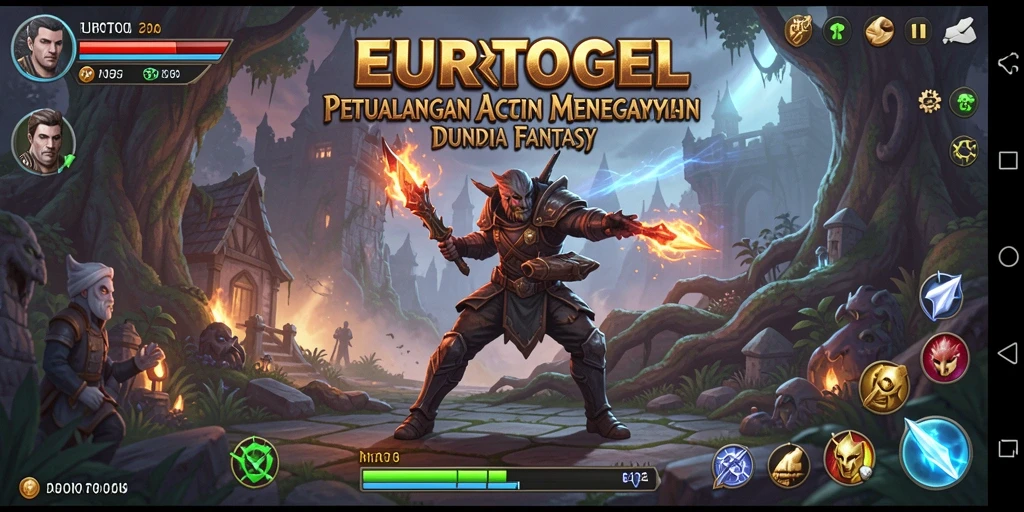 Tampilan dinamis gameplay ARPG EUROTOGEL yang memukau.