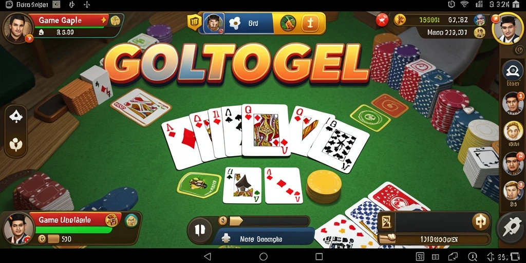 Tampilan gameplay GOLTOGEL yang seru dan interaktif.