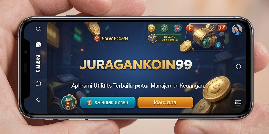 Tampilan antarmuka JURAGANKOIN99 yang modern dan fungsional.