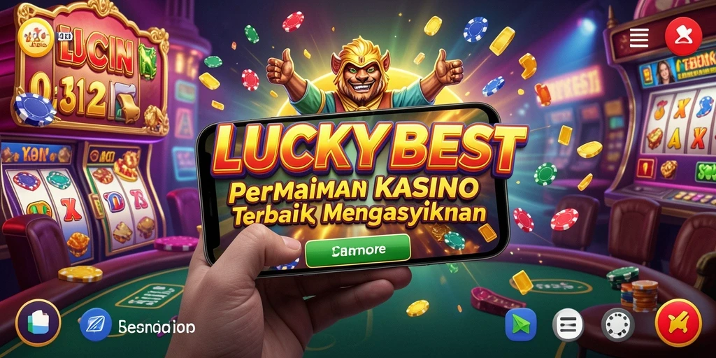Tampilan menawan dari gameplay Kasino di LUCKYBEST.